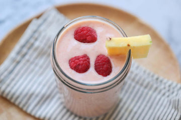 Mango, Raspberry & Pineapple Sunshine Protein Smoothie