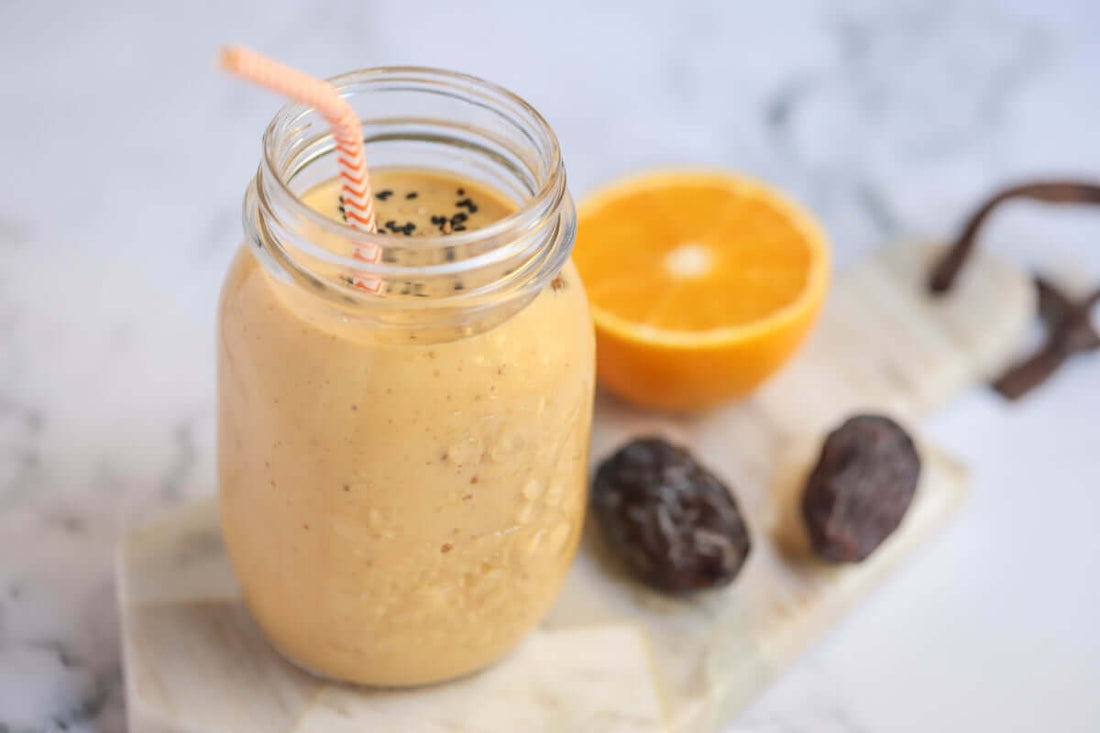 easy spiced orange and date smoothie recipe 