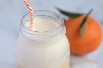 Super Easy Fresh Orange Vegan Protein Shake