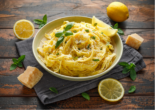 Bright Spaghetti al Limone with Parmesan & Basil