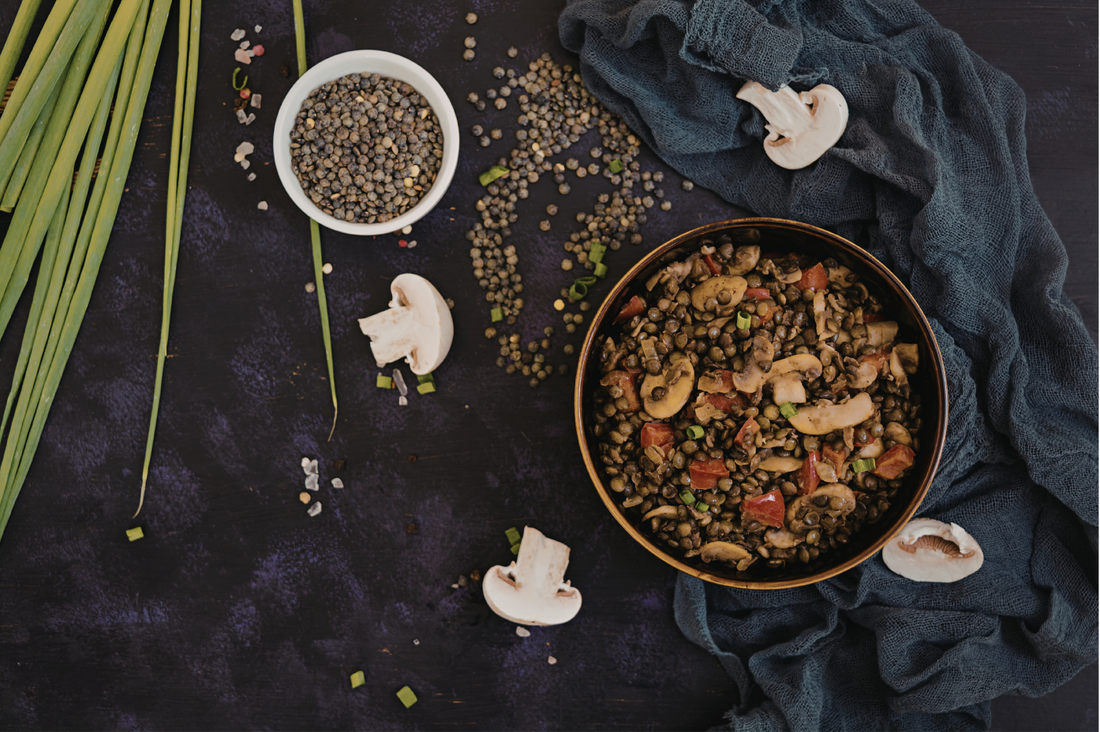Creamy Mushroom, Lentil & Thyme One-Pot