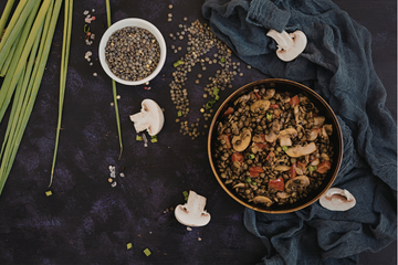 Creamy Mushroom, Lentil & Thyme One-Pot