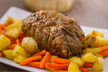 Classic Pot Roast Brisket with Root Vegetables and Red Wine