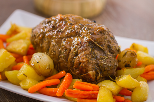 Classic Pot Roast Brisket with Root Vegetables and Red Wine
