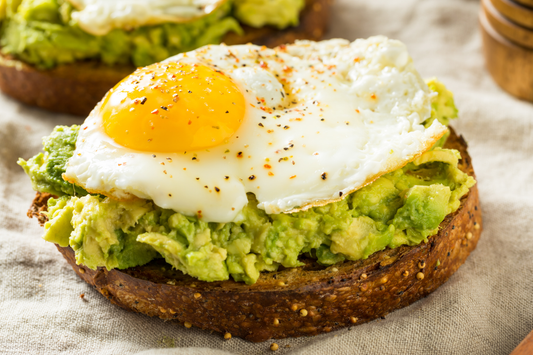 Spicy Kimchi & Avocado Toast with Gochujang Mayo