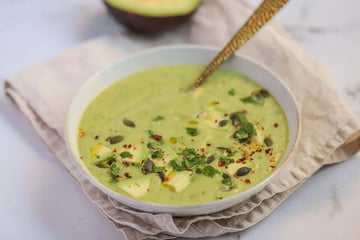 Try this vegan recipe for deliciously healthy avocado gazpacho from Birch & Wilde