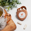 Sustainable Heart Shaped Refill Travel Tin (small) 20ml - Rose Gold