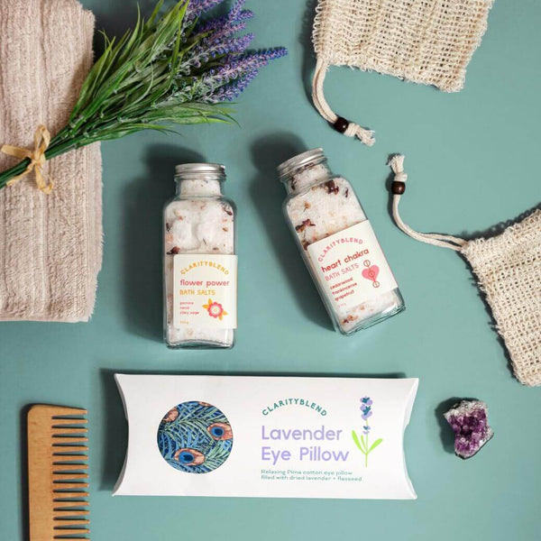 Relax & Calm Aromatherapy Bath Time Bundle | Clarity Blend