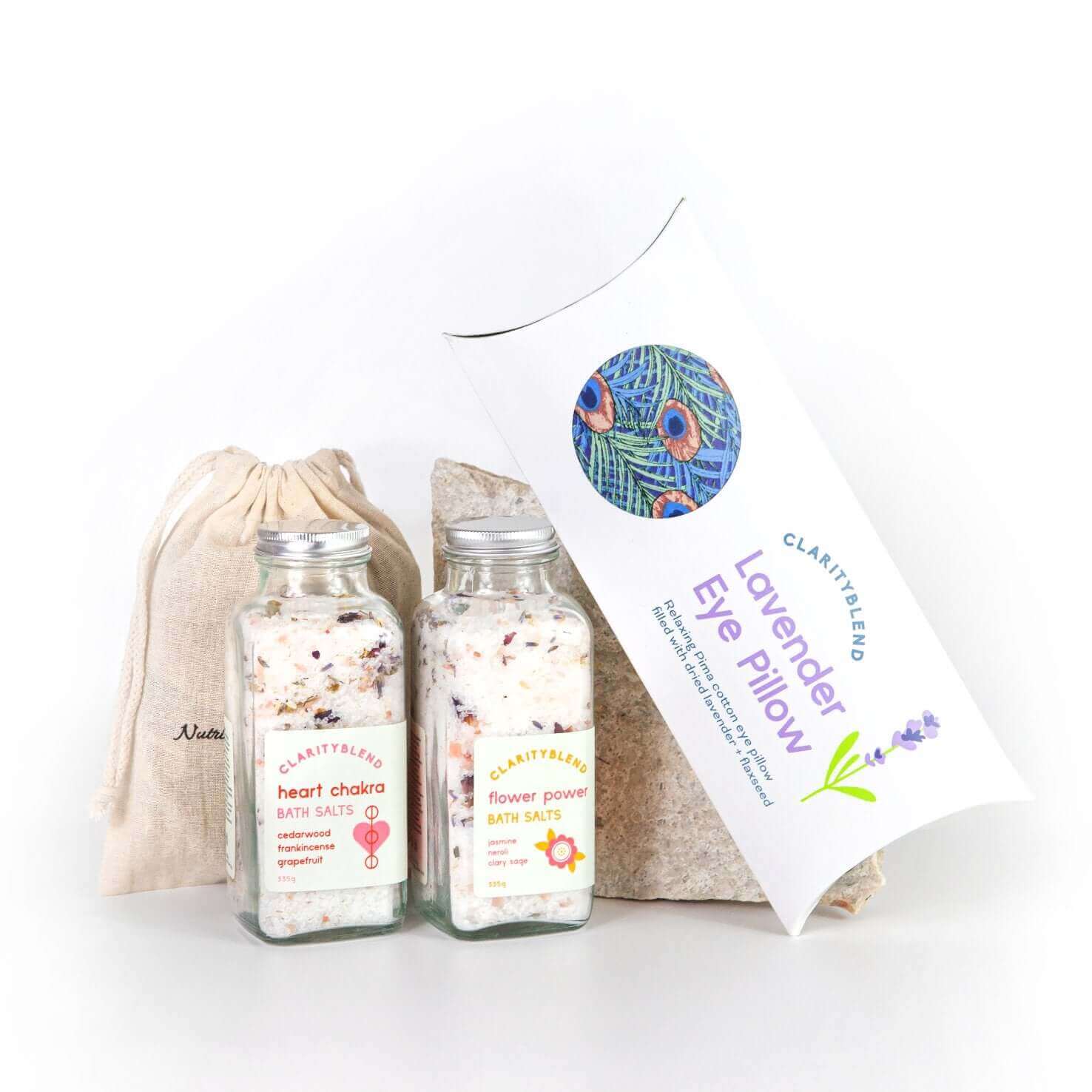 Relax & Calm Aromatherapy Bath Time Bundle | Clarity Blend