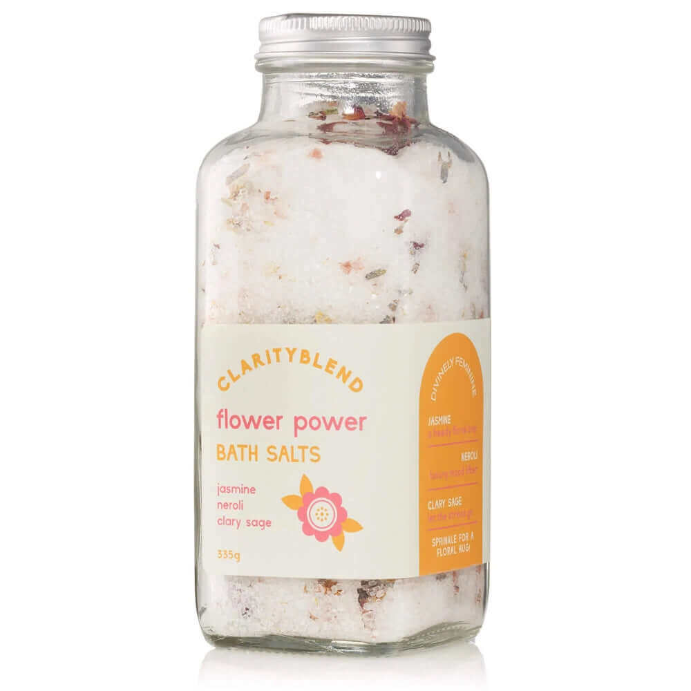 Clarity Blend Aromatherapy Bath Salts | Flower Power