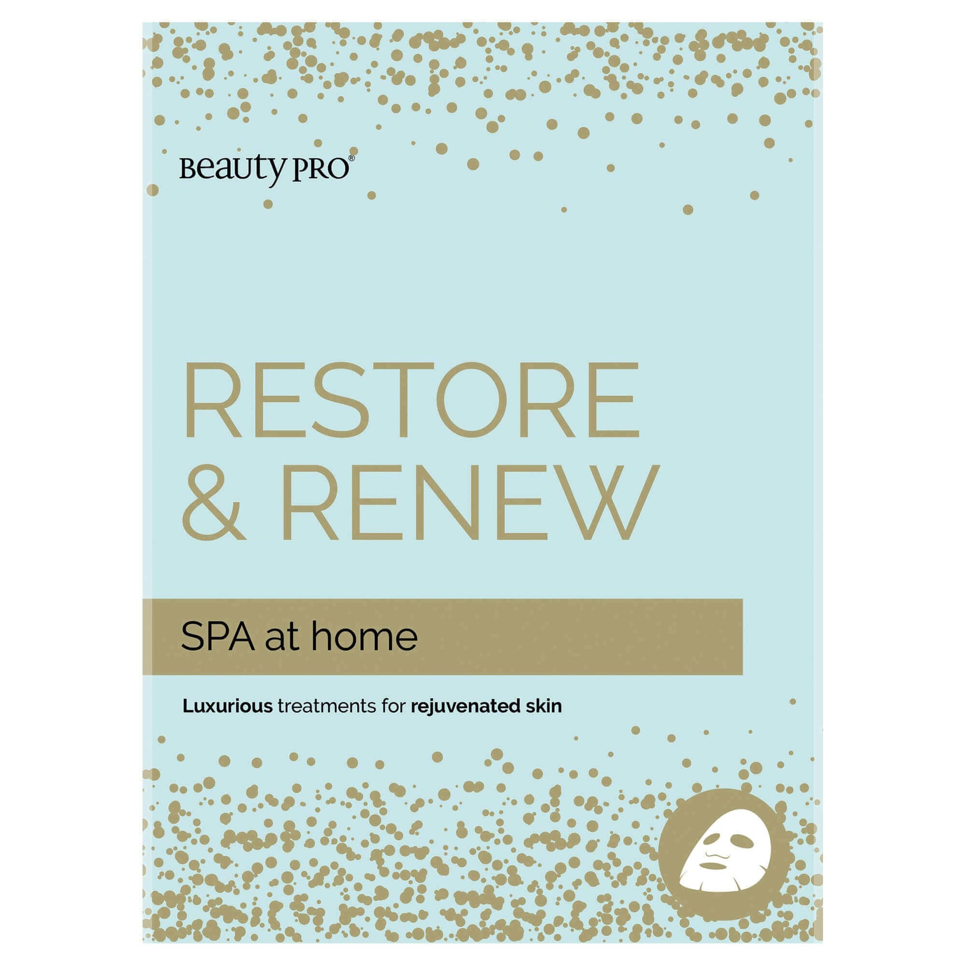 BeautyPro Spa at Home Skincare Gift Box - Restore & Renew