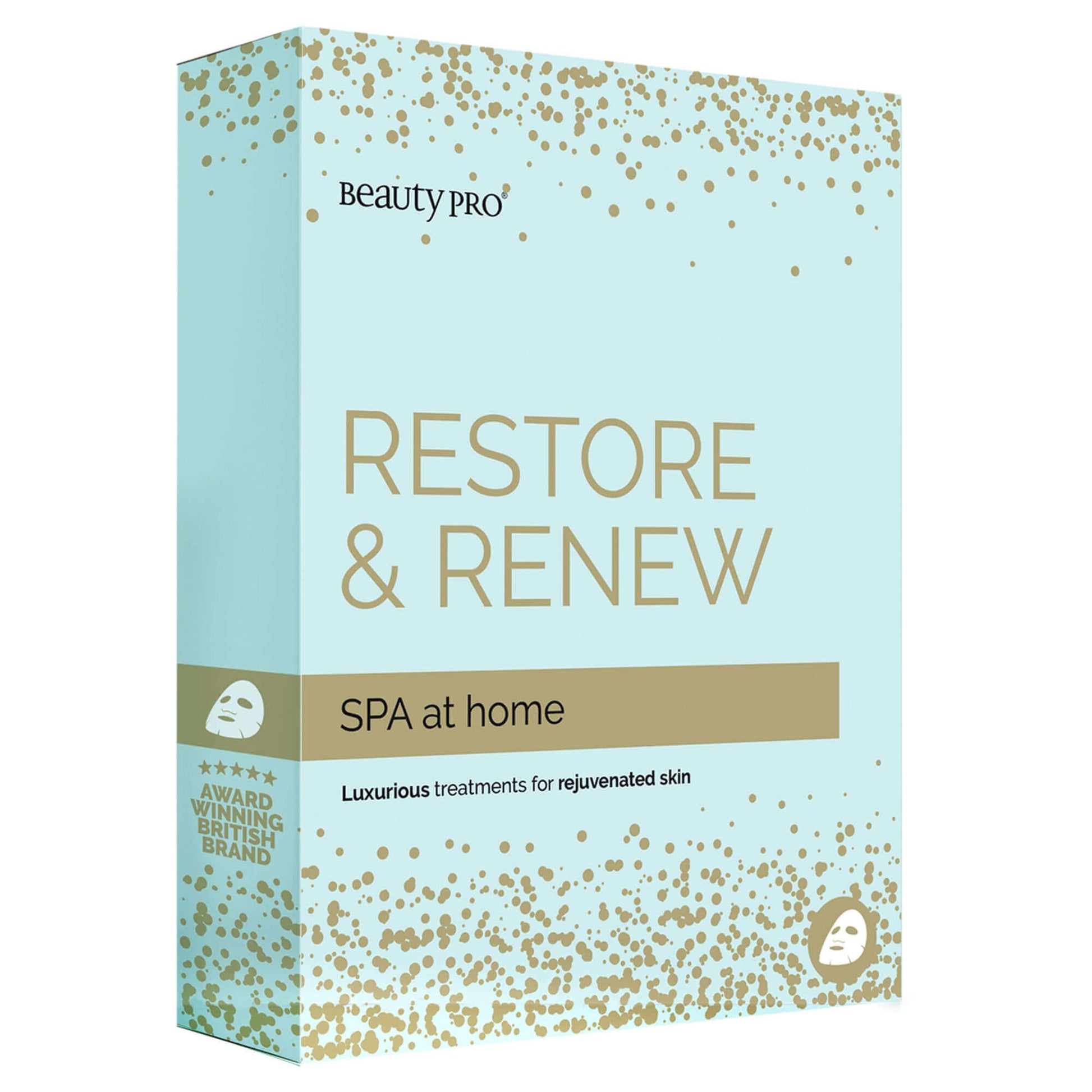 BeautyPro Spa at Home Skincare Gift Box - Restore & Renew