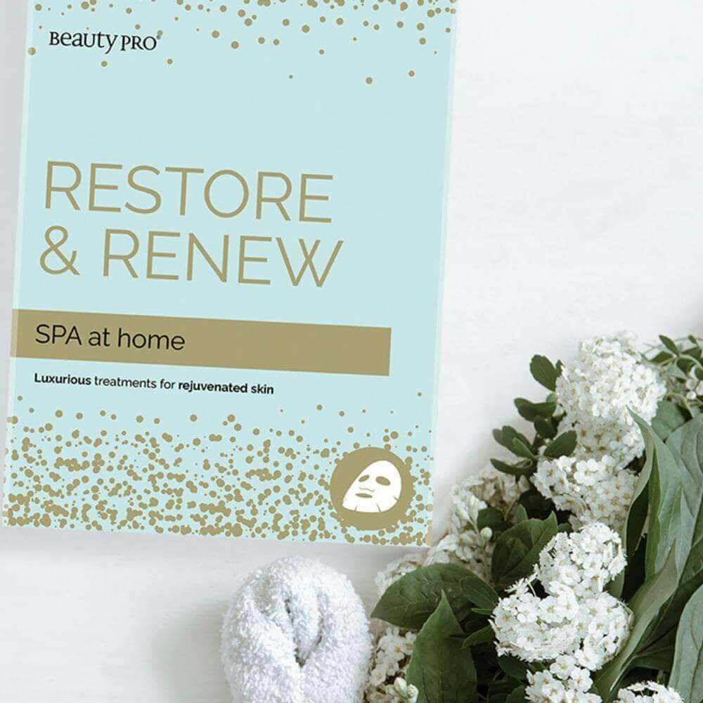BeautyPro Spa at Home Skincare Gift Box - Restore & Renew