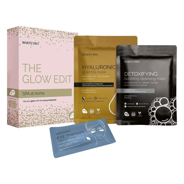 BeautyPro Spa at Home Skincare Gift Box - The Glow Edit