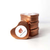 Sustainable Heart Shaped Refill Travel Tin (small) 20ml - Rose Gold
