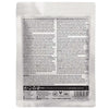 close up product shot of the back of a beautypro black peel activated charcoal mask pack