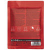 close up product shot of the back of a beautypro brightening collagen sheet mask pack